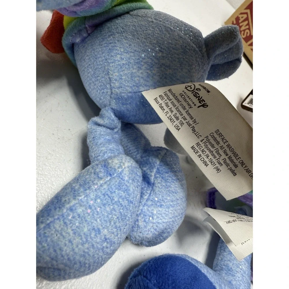Lot 2 Disney Rainbow Pride Plush 2022 Minnie Mouse Donald‎ Duck W/ Tags
